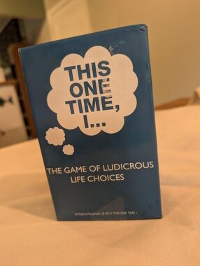 This One Time I ...Game